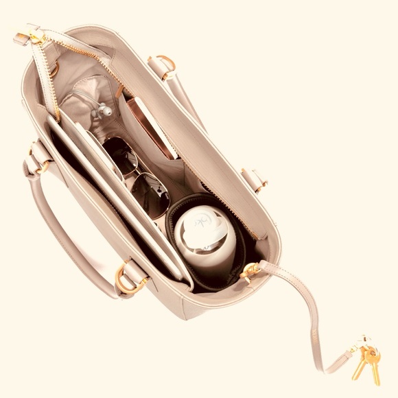 Dagne Dover Classic Midi Tote Elegant Cream Crossbody Top Handle 3 Way Bag - Picture 3 of 11